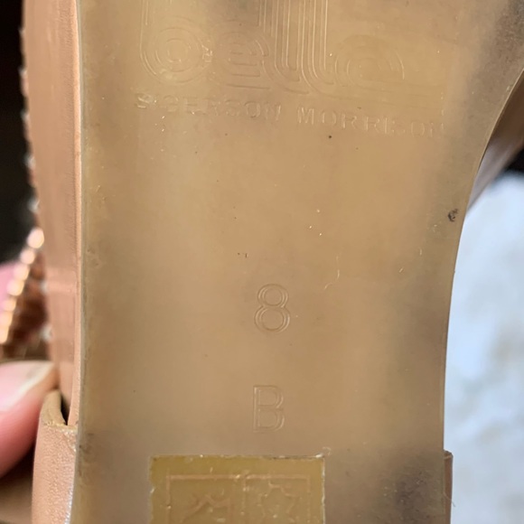 Belle by Sigerson Morrison Woven Metallic Sandals - Picture 8 of 12